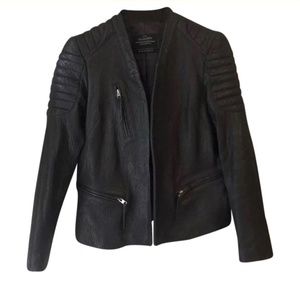 All Saints Leather Moto Jacket